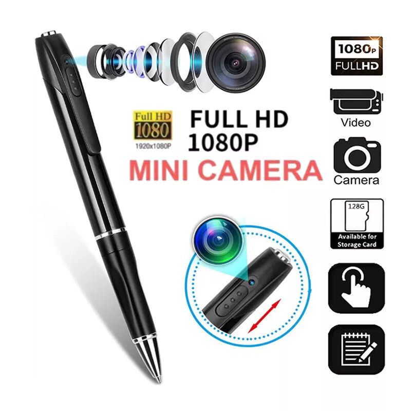 Small Spy Pen Camera 1080P Portable Voice Recorder