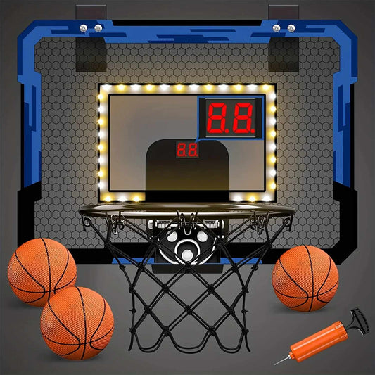 Compact Kids Basketball Hoop Set with Easy Install - Pexav