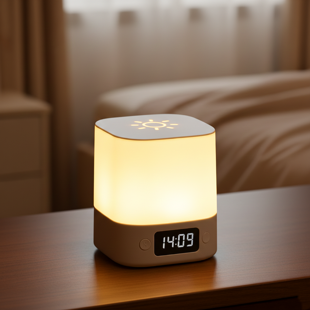 Simple Compact LED Clock with Bright Display - Pexav