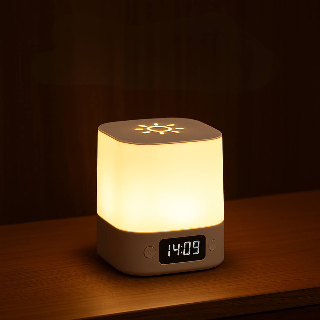 Minimalist Digital Clock with Clear Display – Small Battery-Operated Desk and Nightstand LED Clock 1