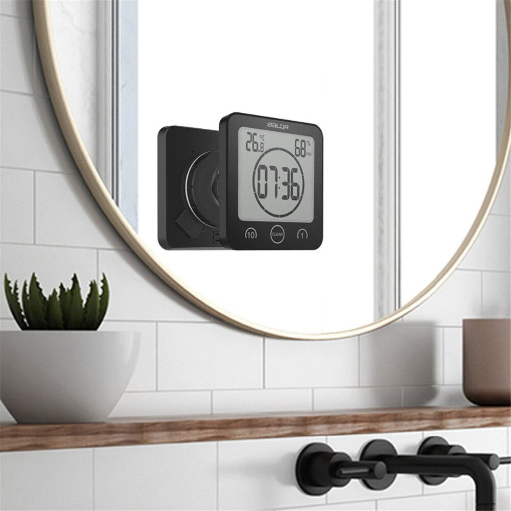Simple Waterproof Shower Timer with Clear Display - Pexav