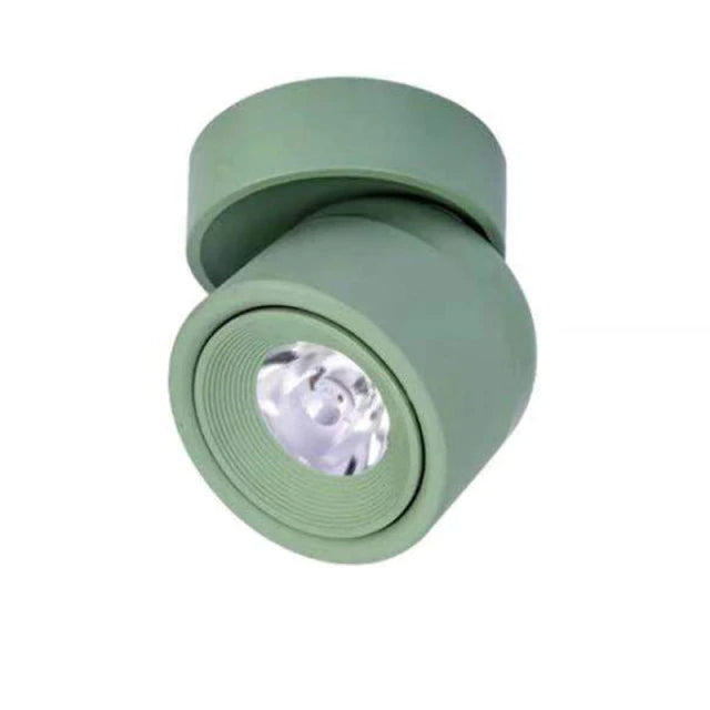 Minimalist LED Spotlight with 340° Rotation – Elegant Ceiling Spotlight for Warm Light Ambiance, Aluminum Design 10