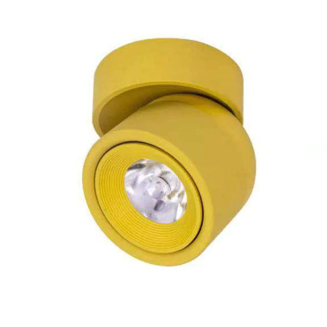 Minimalist LED Spotlight with 340° Rotation – Elegant Ceiling Spotlight for Warm Light Ambiance, Aluminum Design 11