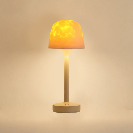 Simple LED Nightstand Lamp with Ocean Wave Effect - Pexav