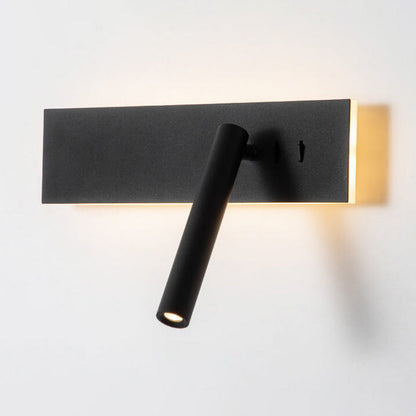 Sleek Adjustable LED Wall Lamp – Contemporary Metal Light - Pexav