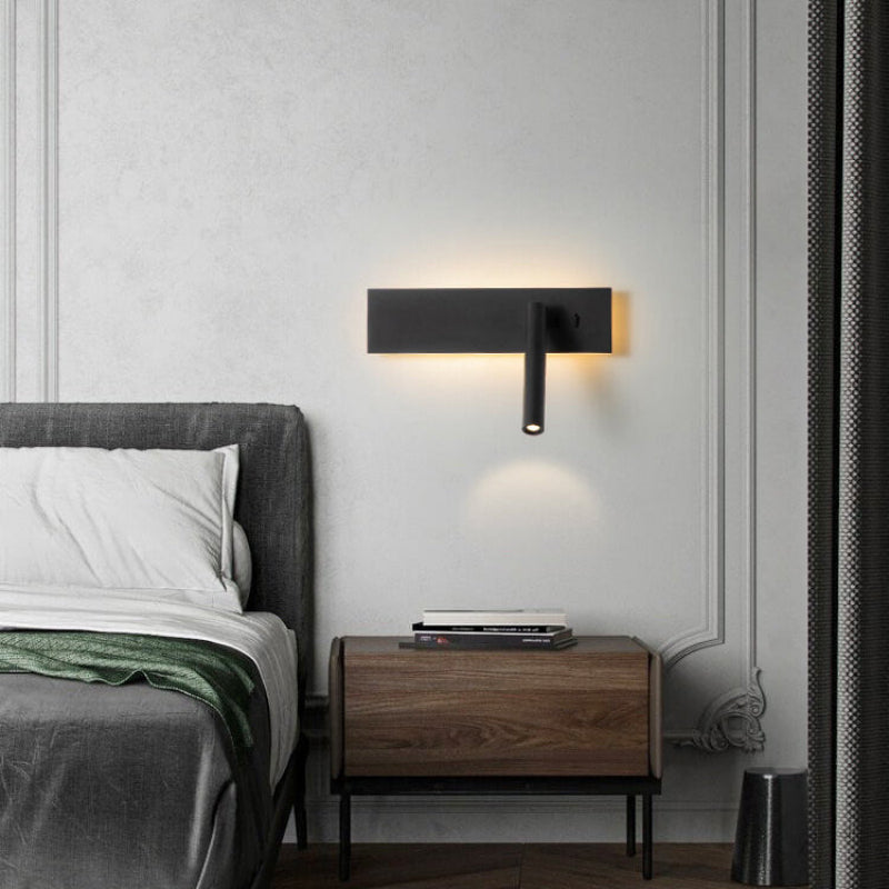 Minimalist Rotating LED Wall Sconce Lamp – Modern Aluminum Wall Light for Hallway and Living Room 10