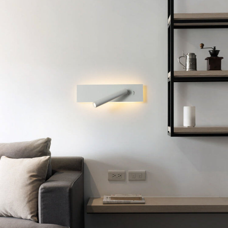 Minimalist Rotating LED Wall Sconce Lamp – Modern Aluminum Wall Light for Hallway and Living Room 11