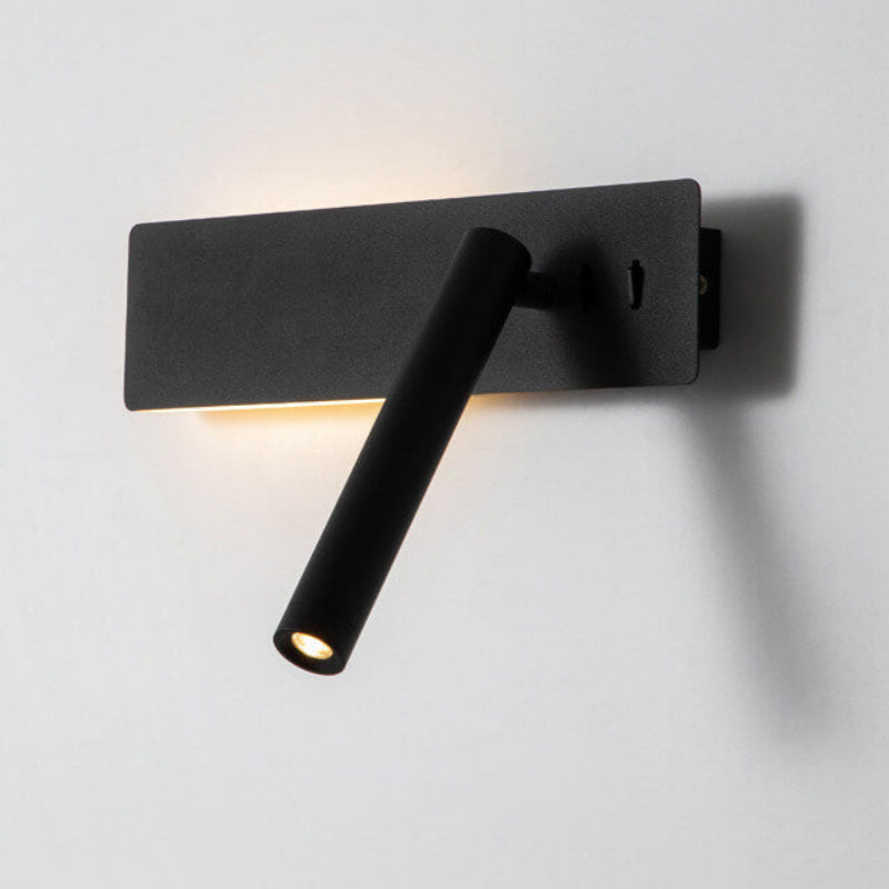 Minimalist Rotating LED Wall Sconce Lamp – Modern Aluminum Wall Light for Hallway and Living Room 6