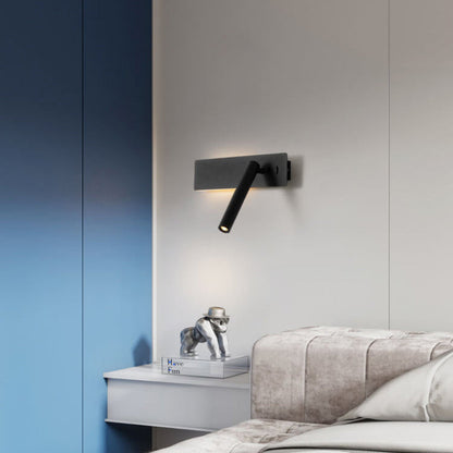 Minimalist Rotating LED Wall Sconce Lamp – Modern Aluminum Wall Light for Hallway and Living Room 9