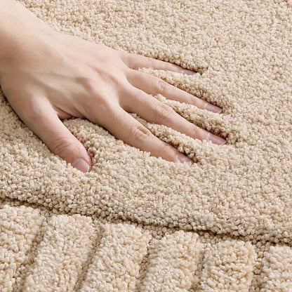 Simple Stripe Bathroom Mat – Plush, Anti-Slip & Fast-Dry