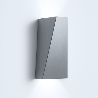 Modern wall-mounted light fixture on a white background