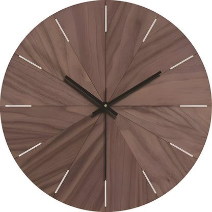 Simple Wooden Silent Wall Clock - Pexav