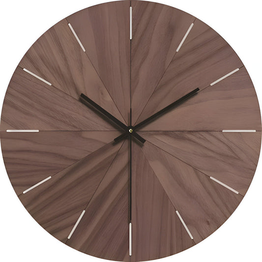 Simple Wooden Silent Wall Clock - Pexav