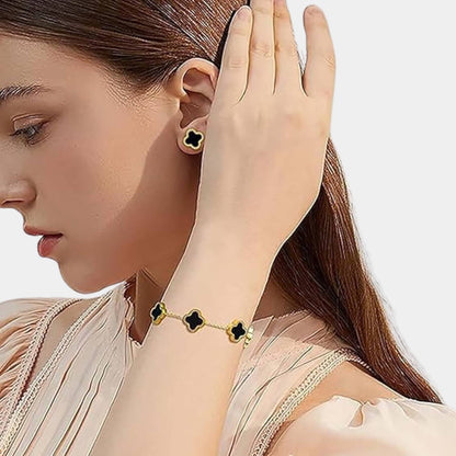 Simple Classic Accessories Necklace Bracelet Earrings Set