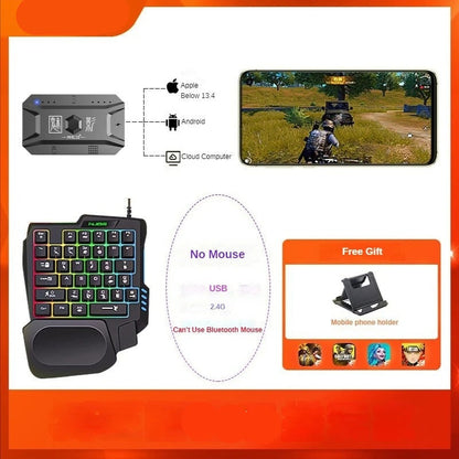 Wireless Gaming Keyboard Mouse Bluetooth Adapter