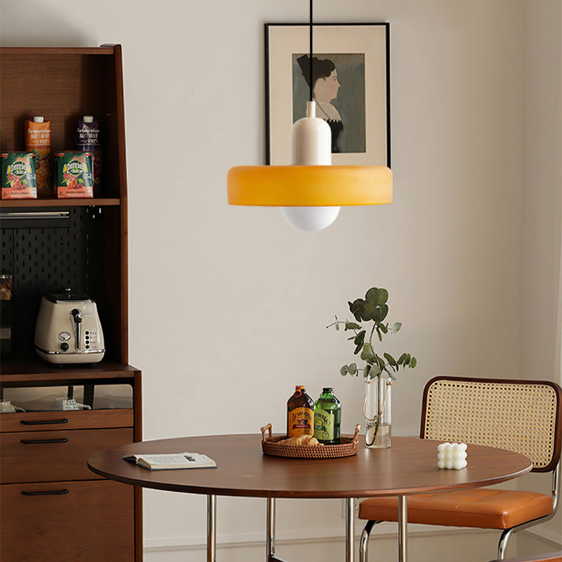 Stylish Glass Pendant Light Colorful Hanging Ceiling Lamp