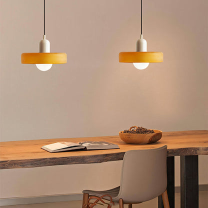 Stylish Glass Pendant Light Colorful Hanging Ceiling Lamp