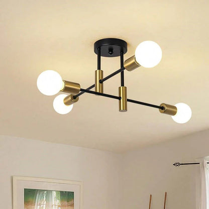 Contemporary Minimalist Multi Bulb Ceiling Lamp - Pexav