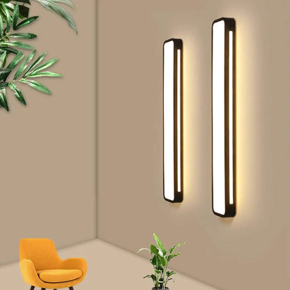 Sleek Nordic Long LED Ceiling Light