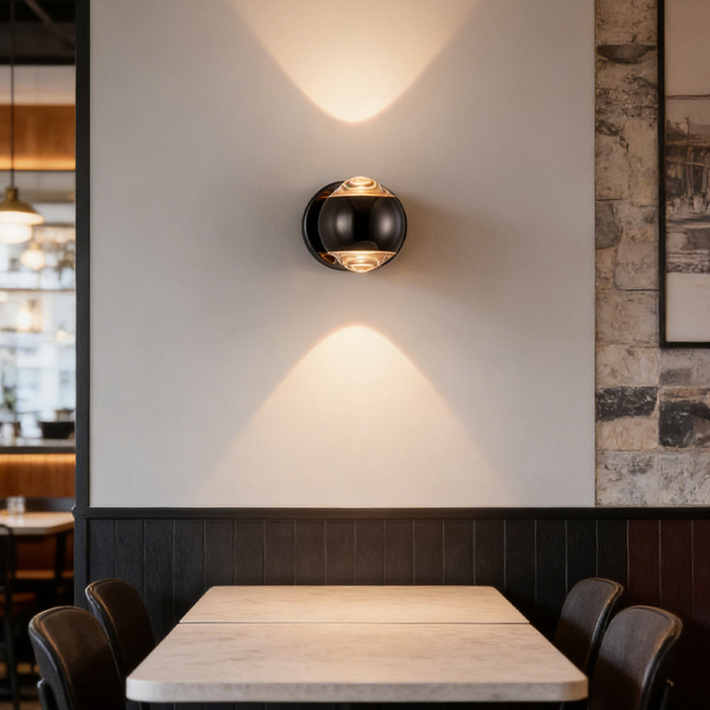 Modern 350° Rotating LED Wall Light - Adjustable Minimalist Wall Lamp for Indoor and Outdoor Use 2