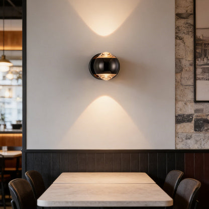 Modern 350° Rotating LED Wall Light - Adjustable Minimalist Wall Lamp for Indoor and Outdoor Use 2