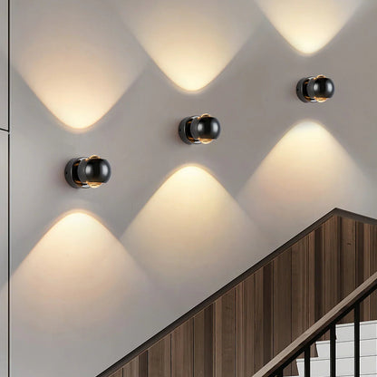 Modern 350° Rotating LED Wall Light - Adjustable Minimalist Wall Lamp for Indoor and Outdoor Use 7