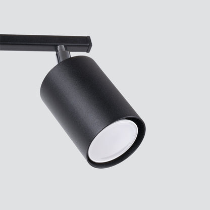 Modern Black Flush Mount Ceiling Light Fixture – Minimalist Design, LED Compatible, Ideal for Living Room and Bedroom 2