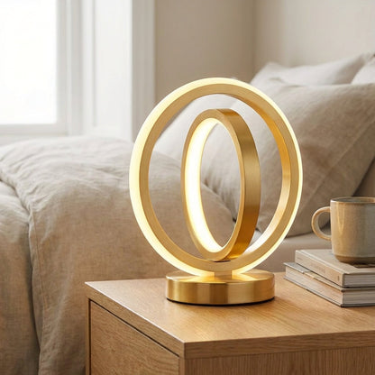 Stylish Round Table Lamp - Pexav