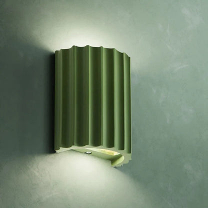 Vibrant Textured Resin Wall Lamp - Pexav