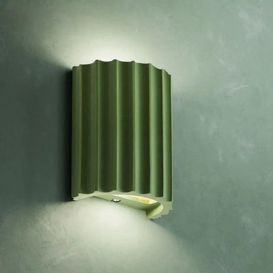 Vibrant Textured Resin Wall Lamp - Pexav