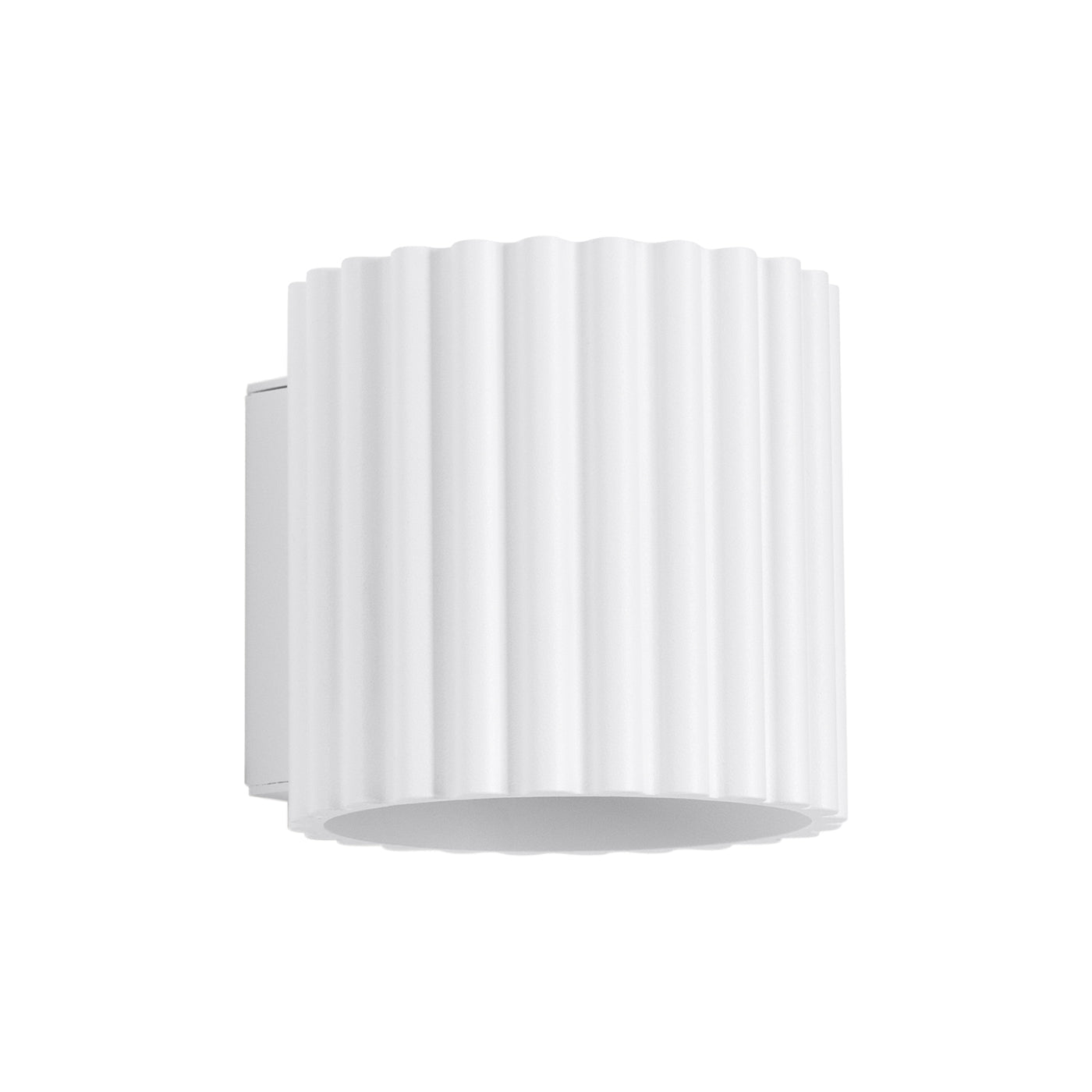 Classic White Glass Wall Lamp - Pexav