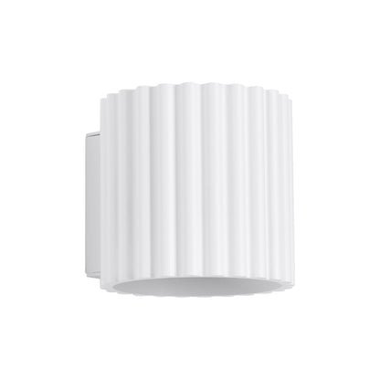 Classic White Glass Wall Lamp - Pexav