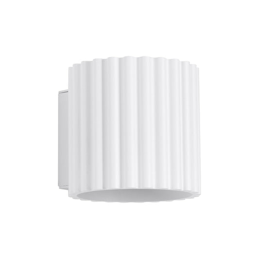 Classic White Glass Wall Lamp - Pexav