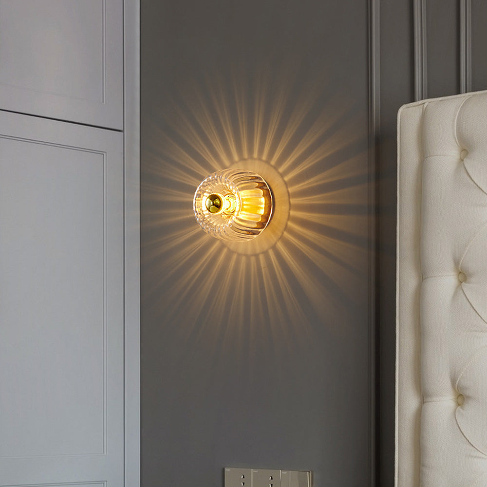 Luxury LED Ceiling Lamp with Gold Trim - Pexav