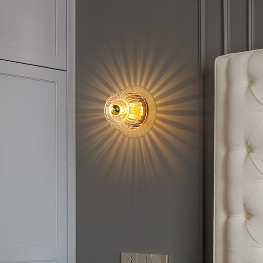 Luxury LED Ceiling Lamp with Gold Trim - Pexav