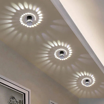 Modern LED Color-Changing Wall Light Fixture for Hallways and Corridors - Smart Remote Control, Energy-Efficient Design 8