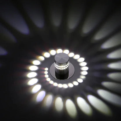 Modern LED Color-Changing Wall Light Fixture for Hallways and Corridors - Smart Remote Control, Energy-Efficient Design 9