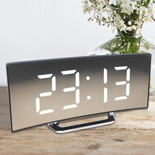 Sleek LED Digital Clock with Dual Alarm and Temperature - Pexav