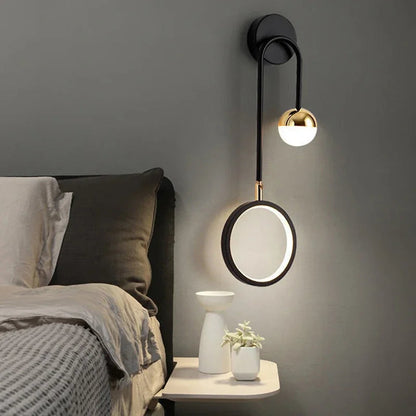 Stylish Gold LED Wall Sconce Light for Bathroom Decor - Pexav