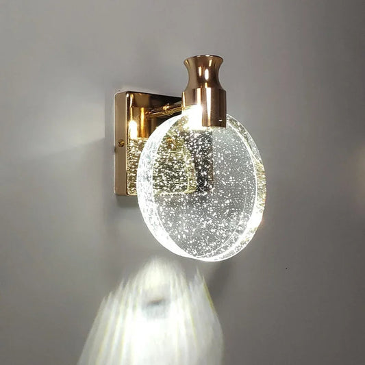 Contemporary Round LED Outdoor Wall Lamp - Pexav