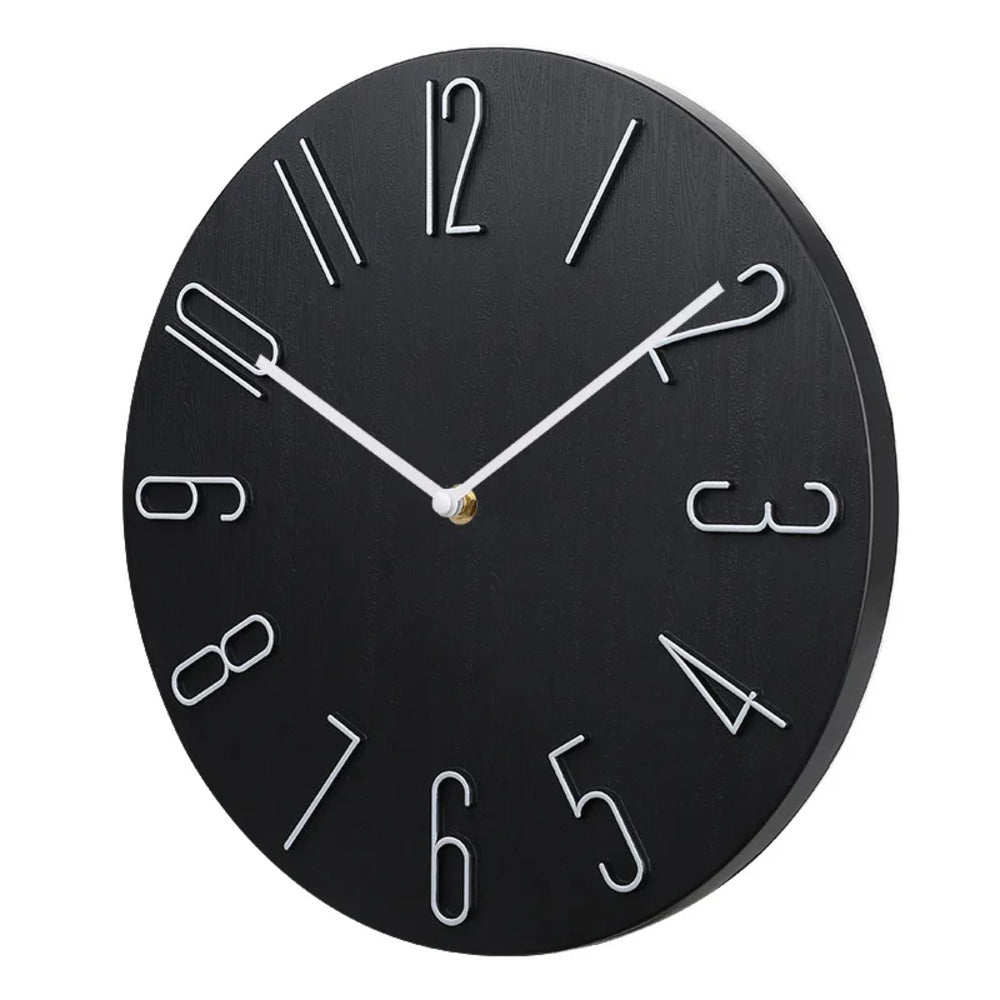 Modern Minimalist Silent Wall Clock – Ultra Quiet Design for Home and Office, 20cm Diameter, Easy to Hang 0