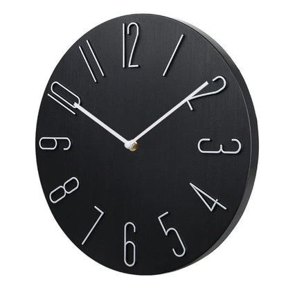 Modern Minimalist Silent Wall Clock – Ultra Quiet Design for Home and Office, 20cm Diameter, Easy to Hang 0