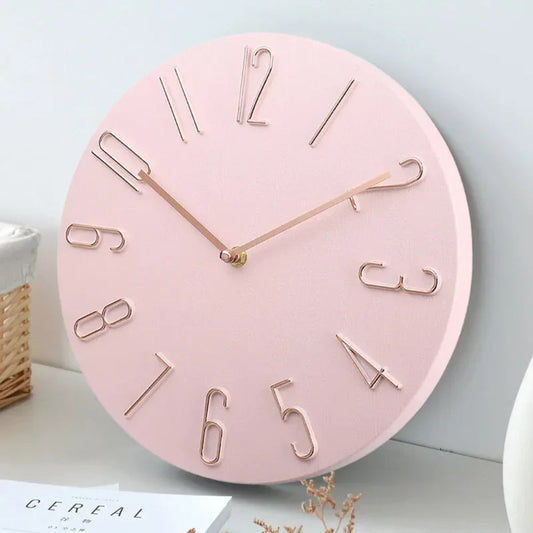 Simple Quiet Non Ticking Wall Clock - Pexav