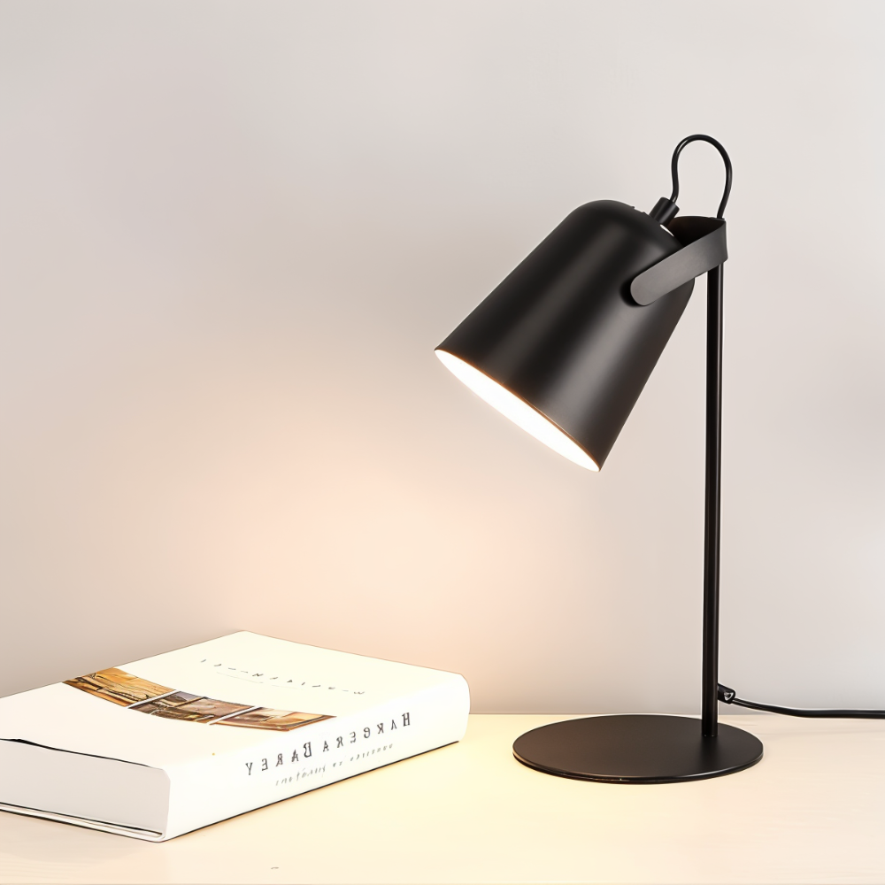 Modern Rotating Table Lamp with Adjustable Shade – Eye-Friendly Desk and Bedside Lighting for Comfortable Reading and Study 4