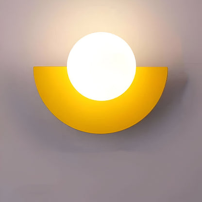 Contemporary Round Wall Lamp - Pexav