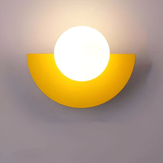 Contemporary Round Wall Lamp - Pexav