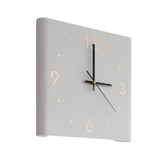Slim LED Wall Clock with Automatic Sensor Light - Pexav