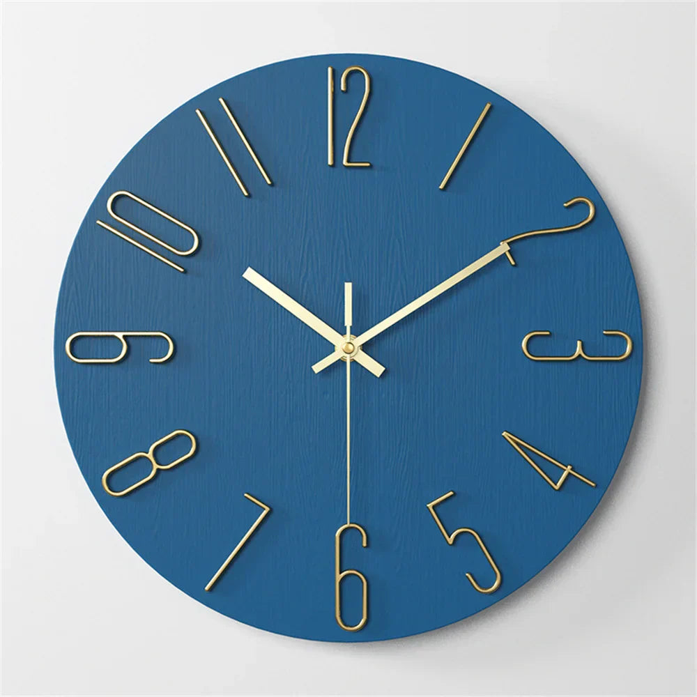 Modern Wall Clock Decor with 3D Floating Numbers – Silent Quartz Movement for Elegant Interiors 7