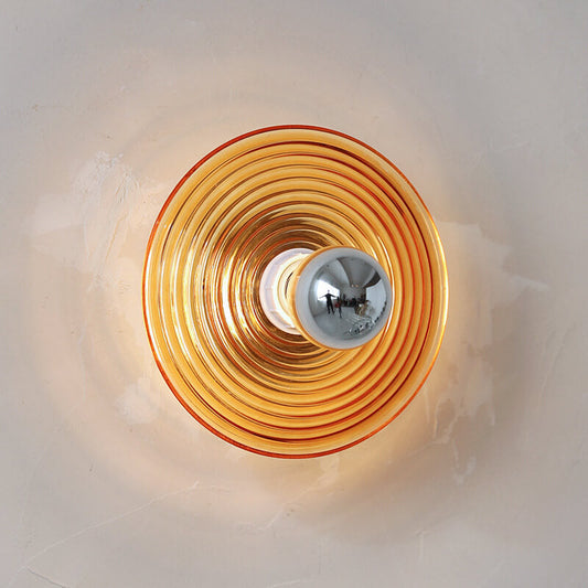 Stylish Glass Wall Sconce Light Fixture - Pexav