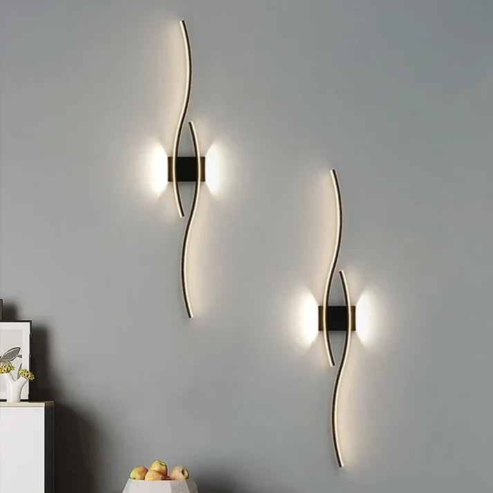 Slim LED Wall Lamp, 60x15cm, Soft Warm White Lighting - Pexav